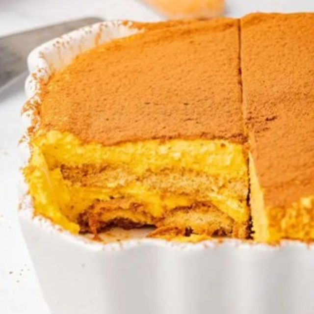 Pumpkin Tiramisu (Limited time item).