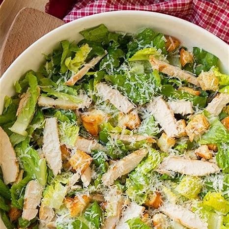 Chicken Caesar Salad.